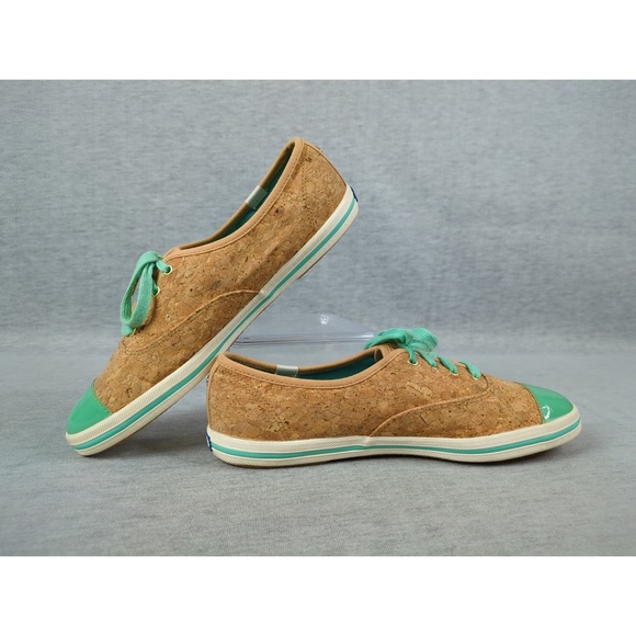 🐆 W/8 Keds x Kate Spade Cork Print Sneakers - Picture 4 of 16